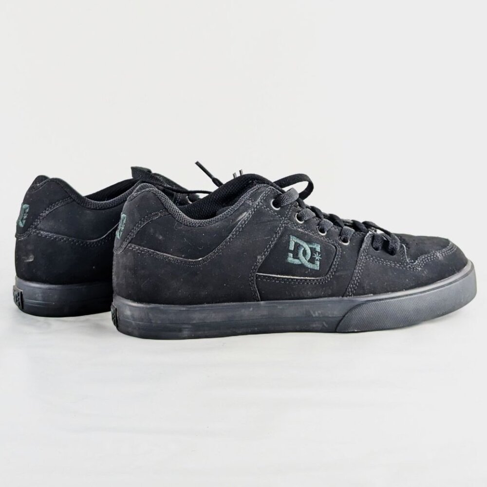 DC Pure skate shoes, Men's size 8, all black - Picture 5 of 7